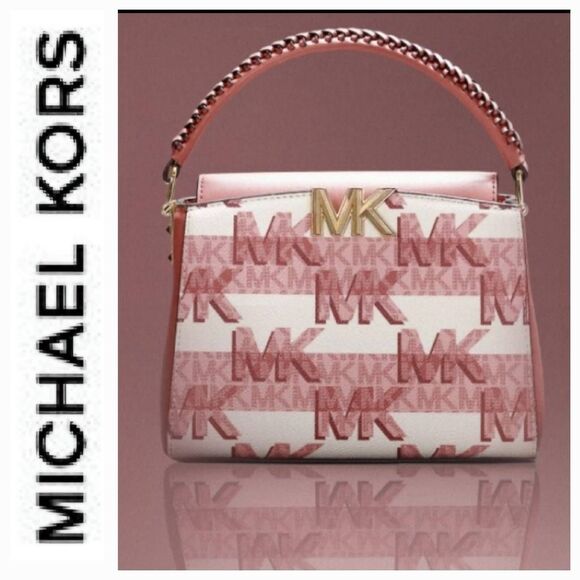 Michael Kors Karlie Contrast Small Tote Bag